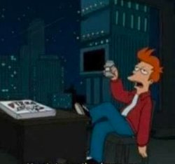 Fry new year Meme Template