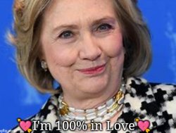 Hillary Heart Throb Meme Template