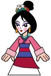 Bride Mulan in Hero 108 Style Meme Template
