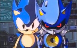 Sonic and Metal Sonic Meme Template