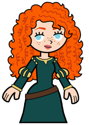 Merida in Hero 108 Style Meme Template