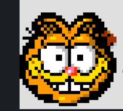 Garfield stares into your soul Meme Template