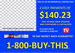 Infomercial Payment Slide Meme Template