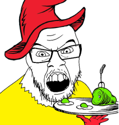 Green eggs and ham soyjak Meme Template