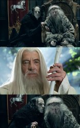 Gandalf if not welcome here Meme Template