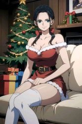 nico robin christmas Meme Template