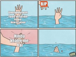 hindu khatre me hai ek hain to safe hain meme template Meme Template