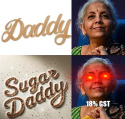 finance minister nirmala sitharaman gst meme sugar funny meme Meme Template