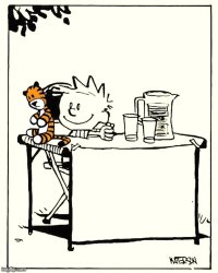 Calvin Change my Mind Meme Template