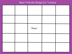 best friends bingo Meme Template