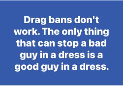 Drag bans don't work Meme Template