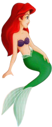 ariel looking Meme Template