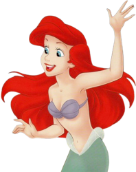 hi ariel Meme Template