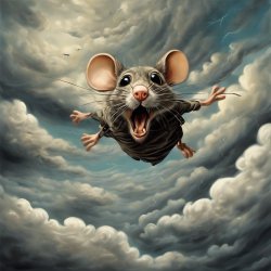 Free-falling Mouse Meme Template