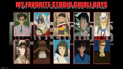 studio ghibli boys Meme Template