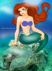 iconic mermaid pose Meme Template