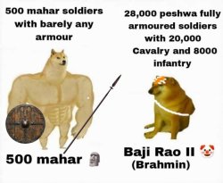 500 mahar 28000 pesha bajirao soldiers Meme Template