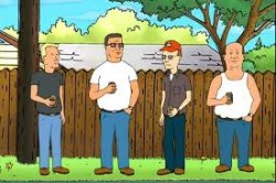 King of the hill alley Meme Template