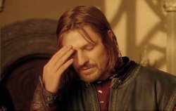 Boromir frustrated Meme Template