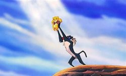 Rafiki Holds Simba Meme Template