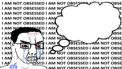 Chudjak soyjak I am not Obsessed Meme Template