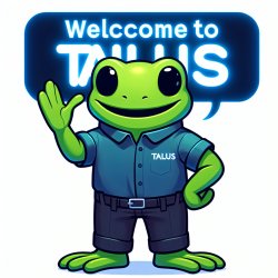 A green frog wear a shirt with "talus" say welcome to "IBC proto Meme Template