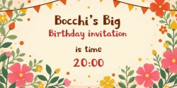 Bocchi Experiment Episode 3: Bocchi's Big Birthday (Title Card) Meme Template