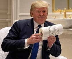 Donald Trump toilet Constitution Meme Template