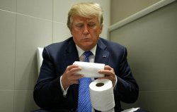 Donald Trump toilet Constitution Meme Template