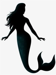 mermaid shadow Meme Template