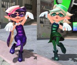 the squid sisters Meme Template