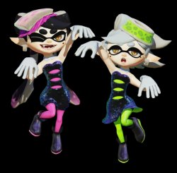 the squid sisters Meme Template