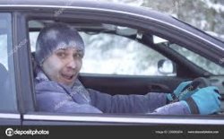 Man In Frozen Car Meme Template