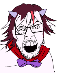 Anime Catgirl soyjak Meme Template