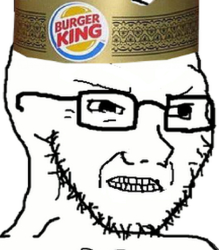 Burger King soyjak Meme Template