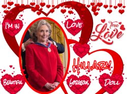 Hillary Heart Throb Meme Template