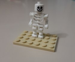 Lego Skeleton On Sand Meme Template