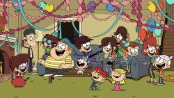 Loud house party living room Meme Template