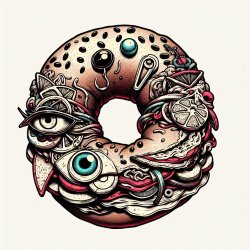 The EVERYTHING bagel with EVERYTHING ON IT Meme Template