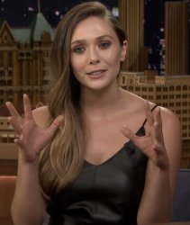 Elizabeth Olsen Jimmy Fallon Meme Template