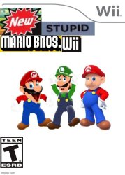 new stupid mario bros wii Meme Template