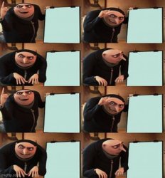 gru's plan 8 panel editon Meme Template