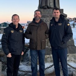 Donald Trump Jr in Greenland Meme Template