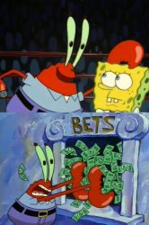 Mr Krabs Bet Meme Template