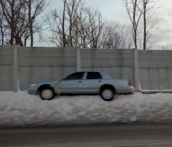 Jan 2025 STL Snow Crown Vic Meme Template