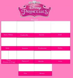 disney princess cast meme Meme Template