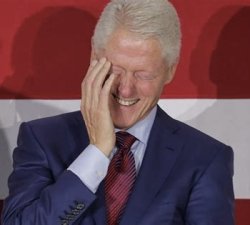 Bill Clinton laughing Meme Template