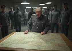 Uber Fuhrer Trump plans war on Greenland Meme Template