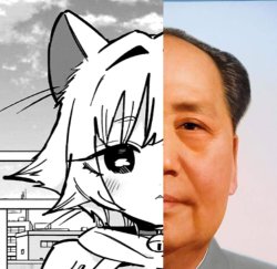 Nekonari Tama 100Kanojo cat girl Meme Template