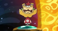 Bowser's unexpected kancho Meme Template